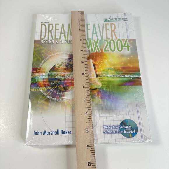 Macromedia Dreamweaver Design & Application MX 2004 Book New Sealed - Picture 6 of 7